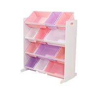 KidKraft Étagère de rangement Sort It and Store It 12 boîtes Blanc 15450