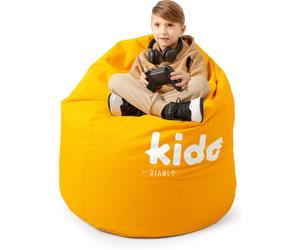 Kido By Diablo Pouf pour enfants avec remplissage Pouf Gaming Fauteuil Beanbag Couleur : Jaune