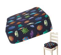 Kids Dining Booster Seat, Non-Slip Booster Seat for Kitchen Chair, Washable Booster Seat with Safety Belt, Comfortable Kids Booster Seat, Adjustable Dining Booster Seat