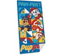 KIDS EUROSWAN - Serviette en Coton 70 x 140 cm Paw Patrol, Multicolore (PW19933)