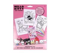 KIDS EUROSWAN SL Kit de coloriage avec autocollants Hello Kitty and Friends