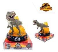 KIDS LICENCING Veilleuse 3D - Jurassic World - Noir - 23 cm Multicolors G