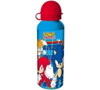KIDS LICENSING Bouteille en aluminium Sonic The Hedgehog 500 ml pour adultes unisexe, multicolore