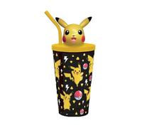 Kids Licensing Gourde avec bouchon 3D et paille [500 ml], Pokémon