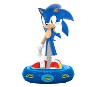 KIDS LICENSING Lampe 3D Sonic The Hedgehog - Figurine lumineuse à LED - 28 cm x 15 cm x 15 cm
