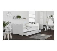 Kids Literie Lit Enfant KEVIN Blanc 70x140