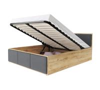 Kids Literie Lit Panama T 160x200 - Gris foncé