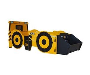 KIDSAW Lit junior à clipser modèle tracteur JCB - couchage 90x190 Multicolors G