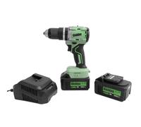 Kielder KWT-020-03 TYPE18 Kit de perceuse combiné ultra compact 18 V 13 mm 75 Nm, 2 batteries 4,0 Ah, chargeur, clip ceinture et étui de transport Pro