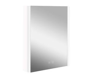 kielle Arkas I - Armoire à miroir avec éclairage LED, chauffage et port USB, 55x70x13 cm, blanc 50111610