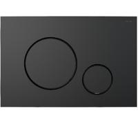 kielle Gemini IV - Bouton dede chasse d'eau, noir mat 70209040
