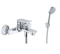 kielle Nefia - Mitigeur de baignoire avec accessoires, chrome 10327SN50