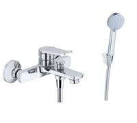 kielle Nefia - Mitigeur de baignoire avec accessoires, chrome 10327SN60