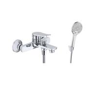 kielle Nefia - Mitigeur de baignoire avec accessoires EcoSpare, chrome 10327SN100