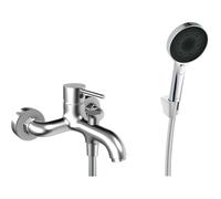 kielle Oudee - Mitigeur de baignoire avec accessoires EcoSpare, chrome 10302SN10