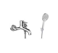kielle Oudee - Mitigeur de baignoire avec accessoires EcoSpare, chrome 10302SN50
