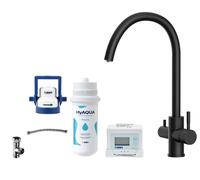 kielle Wimeo - Mitigeur d’évier avec filtration, noir mat 10525SFI104