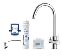 kielle Wimeo - Mitigeur d'évier avec filtration, acier inoxydable brossé 10525SFI115