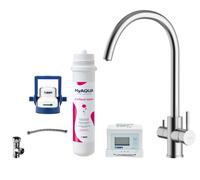 kielle Wimeo - Mitigeur d'évier avec filtration, acier inoxydable brossé 10525SFI125
