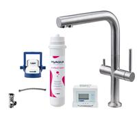 kielle Wimeo - Mitigeur d'évier avec filtration, acier inoxydable brossé 10525SFI185