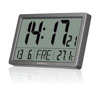 KIENZLE Horloge Murale Digitale Radio-Pilotée Anthracite