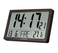 KIENZLE Horloge Murale Digitale Radio-Pilotée Aspect Bois