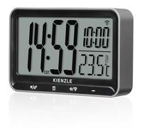 Kienzle Réveil numérique Horizontal Radio piloté avec Grands Chiffres | Kienzle Réveil numérique horizontal radio piloté avec grands chiffres