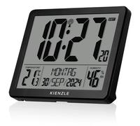 Kienzle Réveil Radio piloté numérique XXL avec Grand écran et Climat | Kienzle Réveil radio piloté numérique XXL avec grand écran et climat