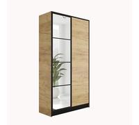 KIER FURNITURE Armoire Chambre - Largeur 104,8 cm Craft Oak - Moderne Penderie - Armoire Chambre Adulte - Penderie Vetement Dressing - 104,8x205x39 cm