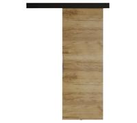 KIER FURNITURE Porte Coulissante Intérieur avec Rail MALIBU - 76x205 cm - Porte Intérieure Chambre - Chêne Artisan