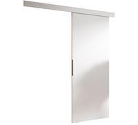 KIER FURNITURE Porte coulissante MALIBU Blanc 86x205x1,6 cm | Porte coulissante avec rail, solution gain de place pour chambre, dressing ou séjour, montage stable et fluide