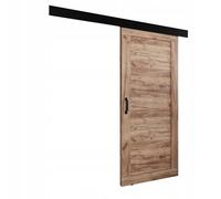 KIER FURNITURE Porte coulissante PALADIO Chêne Craft 86x205 cm | Porte coulissante avec rail, solution gain de place pour chambre, dressing ou séjour, montage stable et fluide