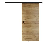 KIER FURNITURE Porte coulissante WERDI Chêne Craft 106x205x1,6 cm | Porte coulissante avec rail, solution gain de place pour chambre, dressing ou séjour, montage stable et fluide