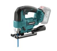 KIESBOHR Scie Sauteuse Électrique pour Bricoleurs,Compatible avec les Batteries Makita 18V,Moteur sans Balais, Angle de Coupe en Biseau Maximal de 45°,Course de Coupe de 26mm (Batteries Non Incluses)