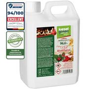 KieselGreen Bioéthanol 5 Litres avec Parfum pour Cheminée à l'éthanol - Bioéthanol comme Parfum d'ambiance - Parfum pour Cheminée à l'éthanol Bio intérieur ou feu de Table au Bioéthanol