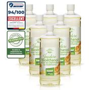 KieselGreen Bioéthanol 6 x 1 Litre avec Parfum pour Cheminée à l'Éthanol - Ambiance pour Intérieur ou Feu de Table au Bioéthanol N