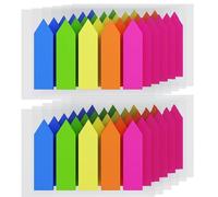 KIFZM marqueurs flèches 12 set 5 couleurs drapeaux adhésifs réutilisables simples onglets index notes adhésives stylos latéraux