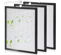 Kigniote Lot de 3 filtres HEPA compatibles avec déshumidificateur Meaco 20L 20LE à faible consommation d'énergie et purificateur d'air 26 x 19 x 1 cm non compatible avec les déshumidificateurs