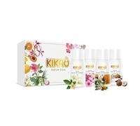 KIKAO - Coffret parfums pour Spa - 4x30 ml - Fleur de Monoï, Cerisier, Oranger, Noix de Coco - Senteur Solaire et Florale - Couvre l'odeur de chlore et brome - Fabriqué en France