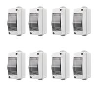 KIKFOPD Boîte de distribution électrique 2 voies de qualité atelier | Boîtier robuste en ABS et étanchéité IP65 pour protéger le câblage et les composants dans les environnements d'atelier.