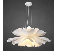 Kikioo Suspension moderne blanche en forme de fleur