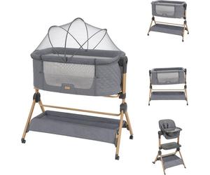 Kikka boo Lit parapluie Sleat, modèle 2 en 1, avec chaise haute réglable en hauteur et moustiquaire