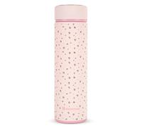KikkaBoo SAVANNA Thermos Bébé, Inox Double Paroi, Boisson Chaude/Froide 12h-24h, 500ml, Étanche, Infuseur à Thé, Rose