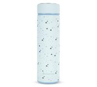 KikkaBoo SAVANNA Thermos Bébé, Inox Double Paroi, Boisson Chaude/Froide 12h-24h, 500ml, Étanche, Infuseur à Thé, Bleu
