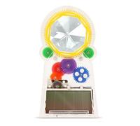 Kikkerland Créateur Arc-en-Ciel à énergie Solaire, Attrape-Soleil, Jouet pour Chat, prismes Arc-en-Ciel, Rebord de fenêtre, Bureau, décoration d'intérieur, Science éducative Amusante, Cadeau pour