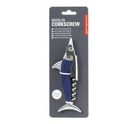 Kikkerland CS22 Tire-bouchon design marlin Acier Inoxydable Bleu 7 x 1,7 x 20,5 cm