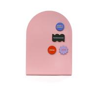 Kikkerland Inkerie Tableau mémo magnétique Rose