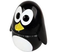Kikkerland KKKT18 Minuteur Forme de Pingouin, Taille unique, Blanc