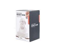 Kikkerland KKPB20 Tirelire Forme de Karl Marx, Blanche