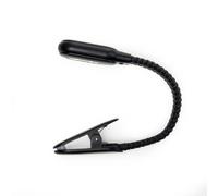 Kikkerland Lampe de lecture Clip book - Noir